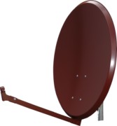 Alu-Reflektor 80cm ziegelrot S80EL-Z 