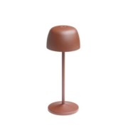 LED-Akkutischleuchte 3000 K rostbraun 65401123 