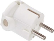 Schutzkont.-Winkelstecker ws, montierbar 911.272 