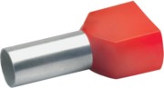 Zwillings-Aderendhülse 2x10qmm rt isol. 87614 