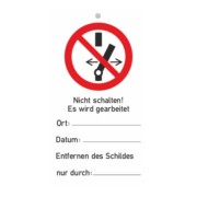 Wartungsanhänger nicht schalten 182738 (VE10) 