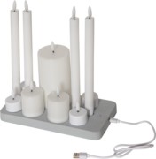 LED-Kerzen-Set 11Stk. inkl. Ladestation 061-03 
