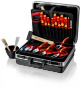 VDE-Werkzeugkoffer schwarz, 24-teilig 00 21 05 HL S 