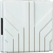 Zweiklang-Gong 8-12V, 83dB, weiß GONG 265 Bw 