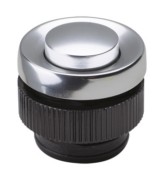 Klingeltaster rund 11,5mm Knopf alu, Hülse alu PROTACT 210 AL 