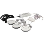 LED-Möbeleinbauset 230V 3xLeu.+NG+Vert. 12171153 