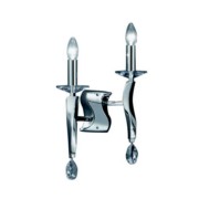 Wandleuchte Girata 2Lp. E14/40W, chrom 00809052 
