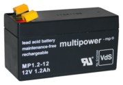 Multipower Blei-Akku MP1,2-12 Pb12V/1,2Ah 123578 