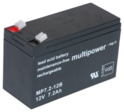 Multipower Blei-Akku MP7,2-12BPb12V/7,2Ah 130628 