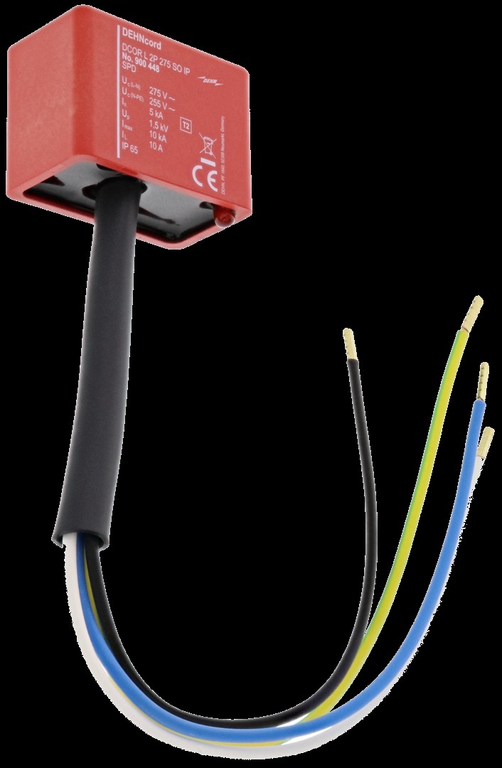 Überspannungsableiter Typ 2 DEHNcord, 2-p. DCOR L 2P 275 SO IP 