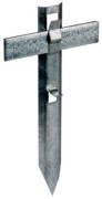 Abstandshalter L280mm St/tZn gerade AH FE RF 