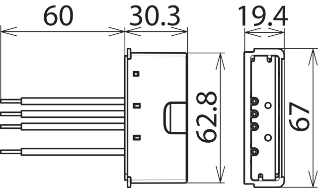 Überspannungsableiter Typ 2 DEHNcord, 2-p. DCOR L 2P 275 SO LTG 