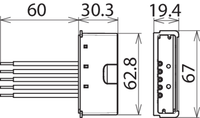 Überspannungs-Ableiter Typ 2 DEHNcord DCOR L 3P 275 SO LTG 