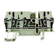 Durchgangsklemme 2,5qmm beige ZDU 2.5/3AN 