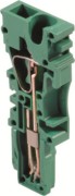 Einzelscheiben Stecker ZP 2.5/1AN GN 