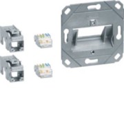 Anschluss Modul 2x RJ45 Cat.6a GMKSRJ45C6A2 