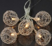 LED-Lichterkette 20-tlg. mit Metallbällen 576559 