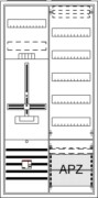 Komplettschrank AP3Pkt.A271Z1V5A2OVR DA27CBL 