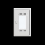 Mediaverteiler 3-reihig m.PatchPanel+TürWiFi UK636MW 