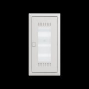 Mediaverteiler 4-reihig m.PatchPanel+TürWiFi UK648MW 