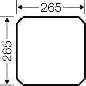Montageplatte 4mm stark,f.Mi02. Mi MP 2 