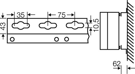 Montageschiene Mi MS 2 