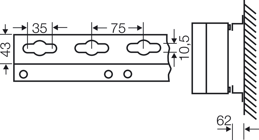 Montageschiene Mi MS 2 