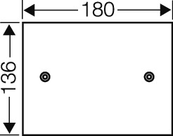 Montageplatte 4mm stark,f.KG 9003 KG MP 03 