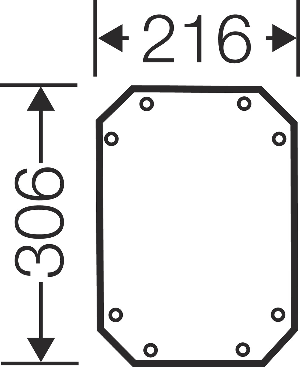 Montageplatte 4mm stark FP MP 20 