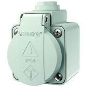Schuko-Aufbau-Steckdose 16A,2p+E,230V 10081 