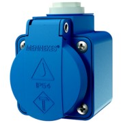 Schuko-Aufbau-Steckdose 16A,2p+E,230V 10082 