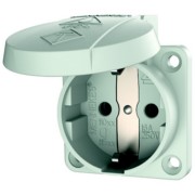 Schuko-Anbau-Steckdose 16A,2p+E,230V,gr 11010 