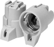 Edisonfassung E27 ws mit Winkel 543414 