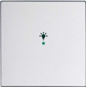 Wippe 1-fach, Symbol Licht alusilber 6231-10-83 