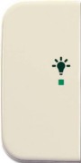Wippe 1-fach, Symbol Licht weiß 6231-21-212 