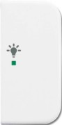Wippe 1-fach, Symbol Licht alpinweiß 6231-22-214 