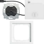 USB-Ladestation Set studioweiß 6470-84 