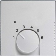 Temperaturreglerabdeckung alusilber 1795 HK-83 