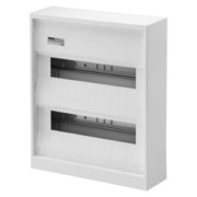 Aufputzkleinverteiler 2-reihig, ohne Tür GW43022S 