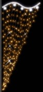 Scharnberger+Hasenbein Lichterkettenmotiv Drape Wave 97x207cm 58757 