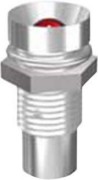 Scharnberger+Hasenbein LED-Element 8mm gelb sw/chrom 38591 