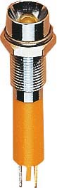Scharnberger+Hasenbein LED-Signallampe Innenrefl. 3mm 24-28VDC gelb 38062 
