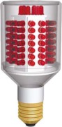 Scharnberger+Hasenbein LED-Lampe 60x125,5mm 230V 3,6mA E27 rot 37600 