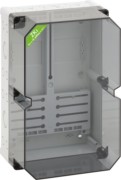 Zähler-Leergehäuse 400V transp. IP65 ZKi 1 