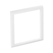 UP-Blendenrahmen 2-fach, PC, RAL 9010 WG-UBR2 RW 