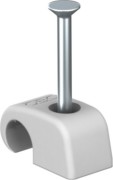 Haft-Clip m.Nagel lichtgrau 2026 35 LGR SP 