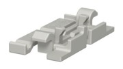 Oberteilklammer PVC,grau 2370 60 