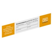 Kennzeichnungsschild für Kanalsysteme KS-K DE 