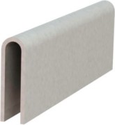 Edelstahleinlage f.Kupferd Maße: 65x20x6mm 2001640 