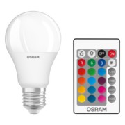 OSRAM LAMPE LED-Lampe m. FB E27, RGBW STCLASA60FR9W2700E27 